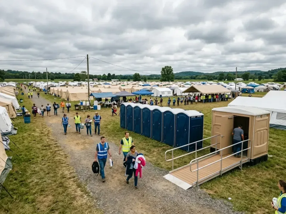 disaster-relief-camp-restrooms-010 — frequently asked questions, Dumpster & Portable Bathrooms Rental in Clinton, MO